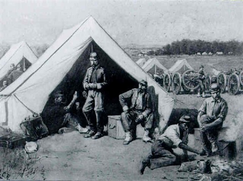 Life in Camp After the First Battle of Bull Run